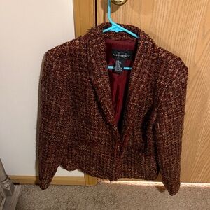 Requirements Rich Brown Tweed Blazer